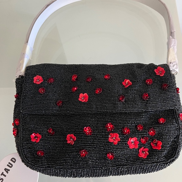 STAUD Timmy Poppy Beaded Bag - Picture 3 of 10